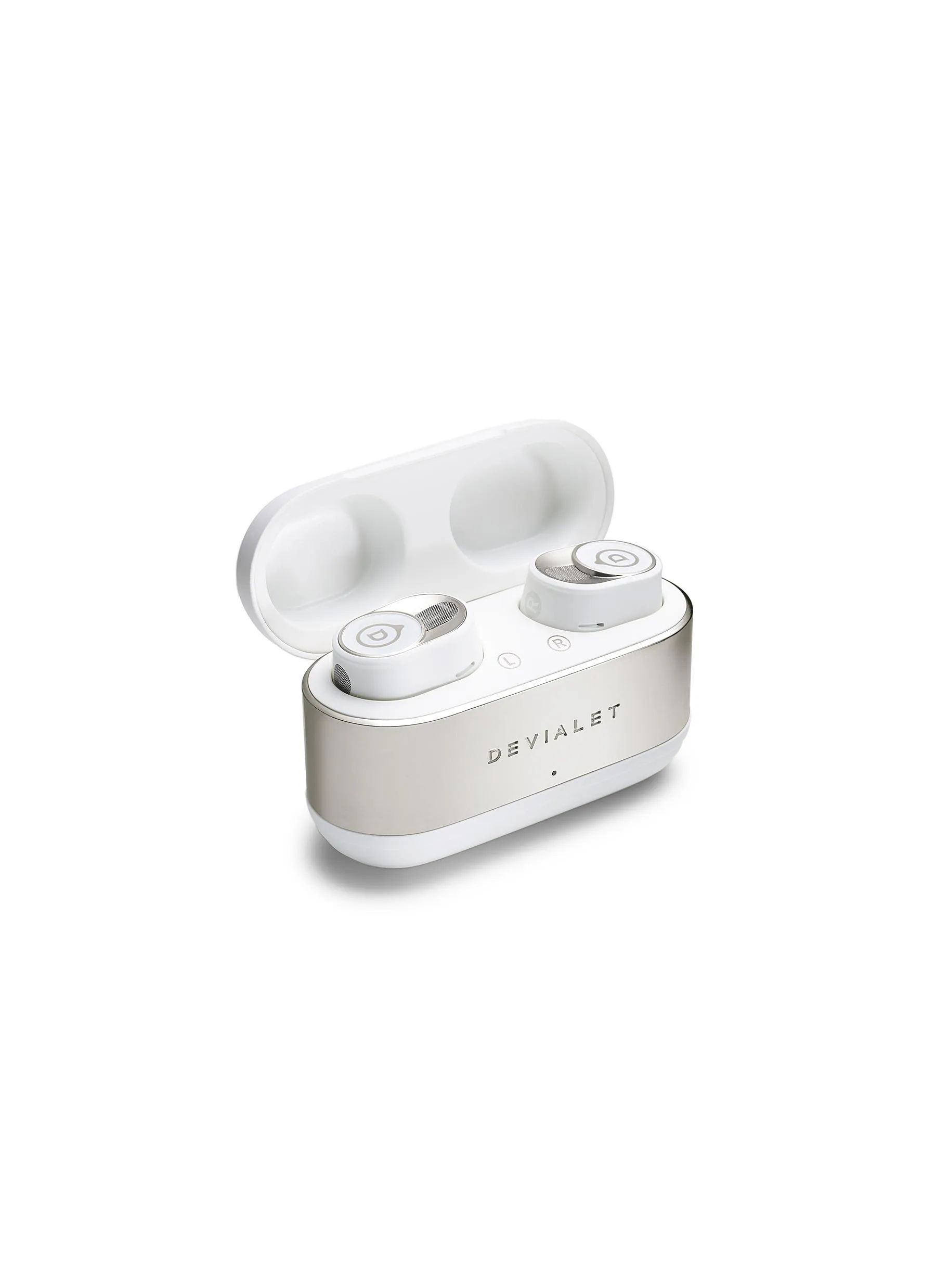 -----------DEVIALET  ---- ------------ICONIC WHITE ----Gemini II Wireless Earbuds — Iconic White --