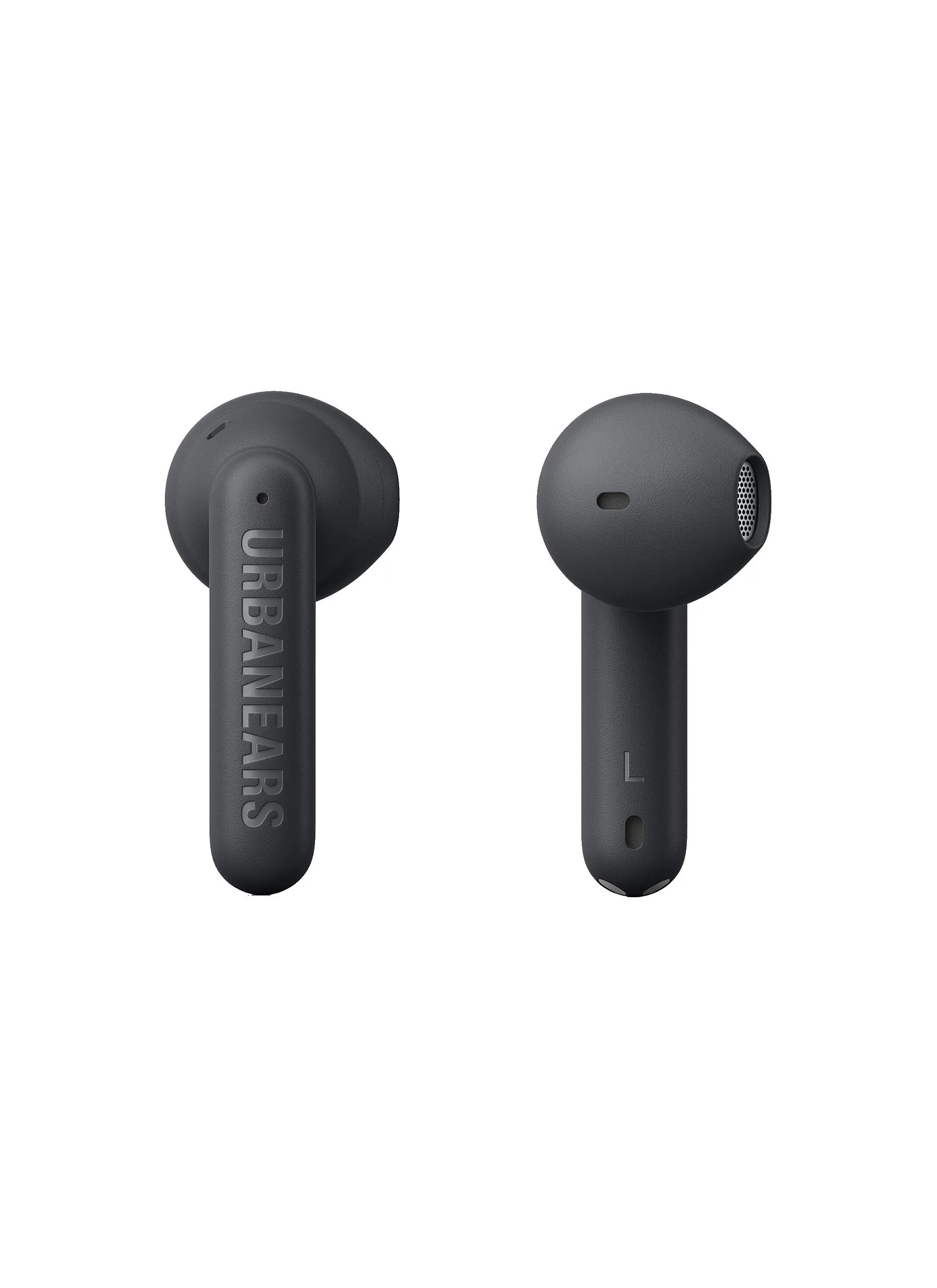 -----------URBANEARS  ---- ------------CHARCOAL BLACK ----BOO TRUE WIRELESS EARBUDS — CHARCOAL BLACK --