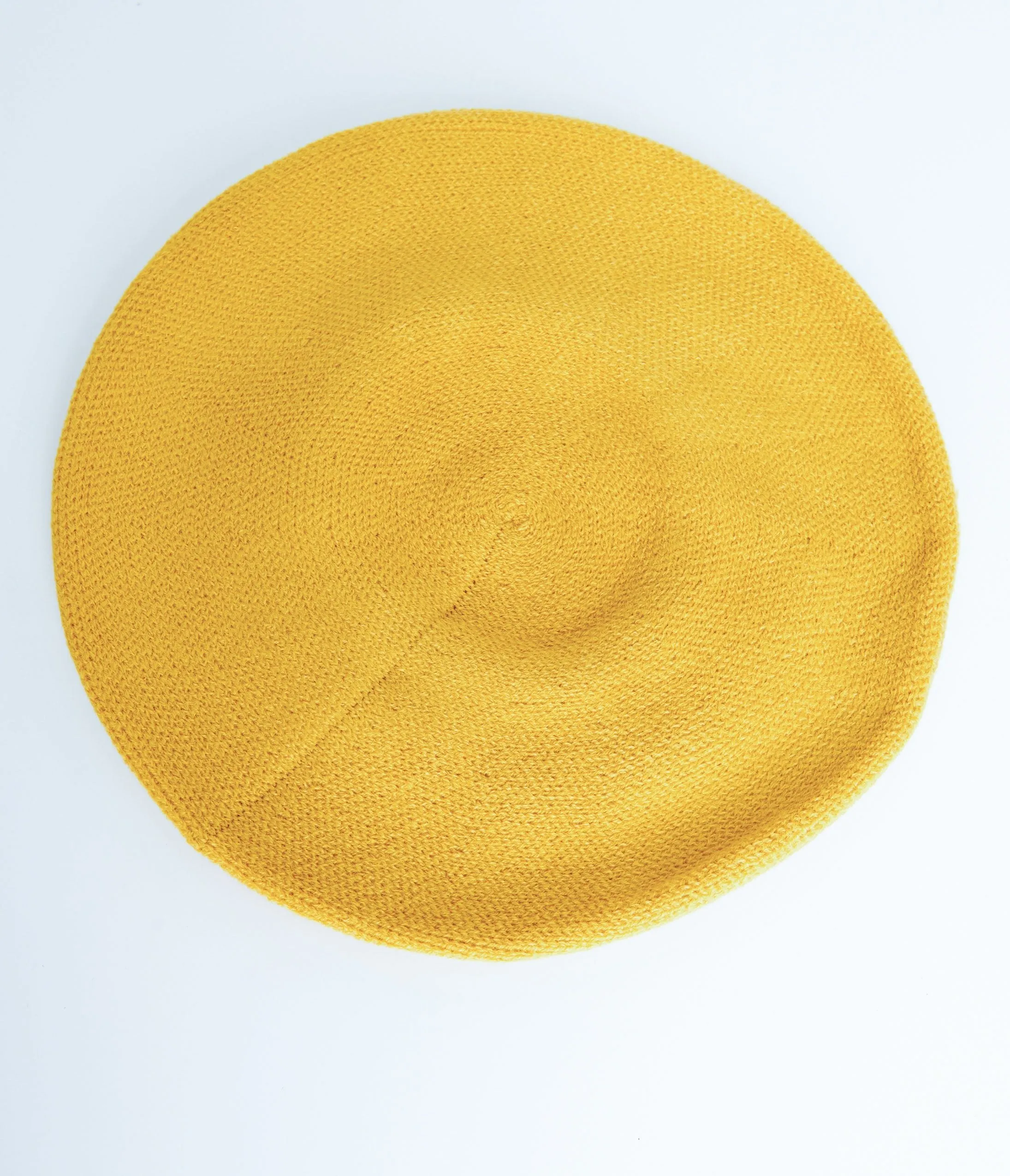 1960s Yellow Stretch Beret