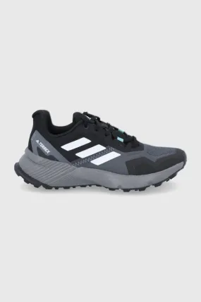 adidas Performance shoes TERREX SOULSTRIDE women's black color