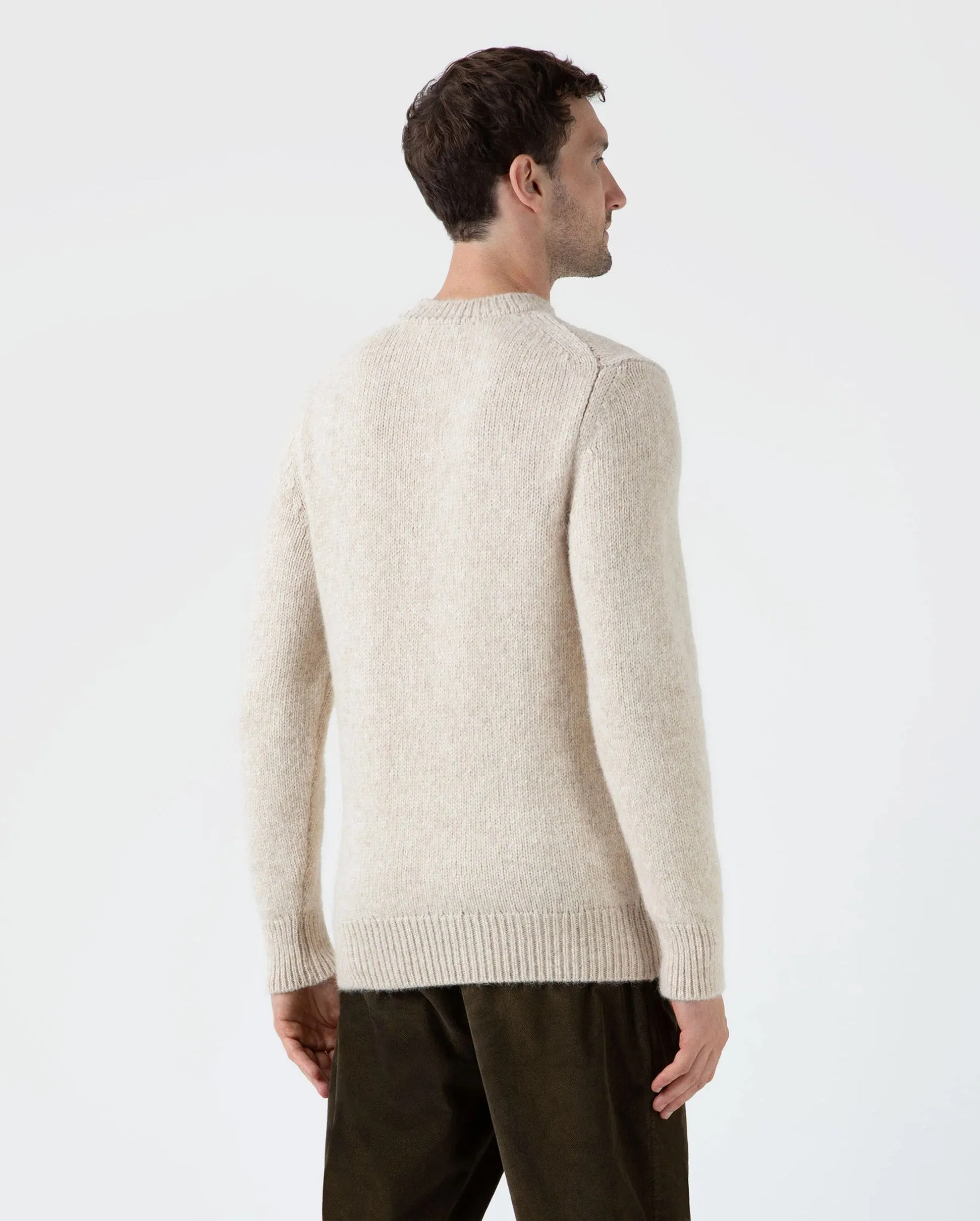 ALPACA BLEND JUMPER / ECRU