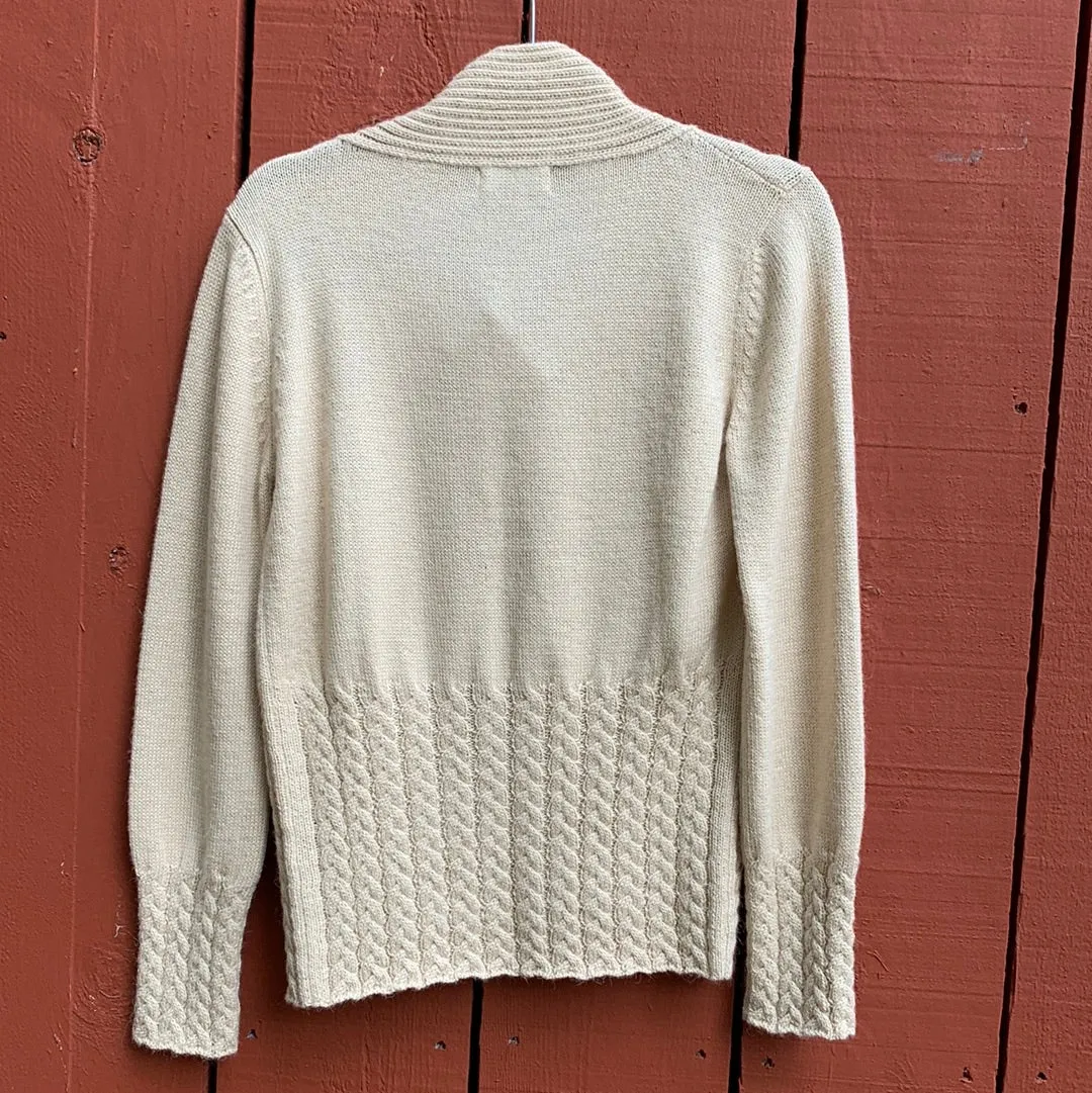 Alpaca cable cardi