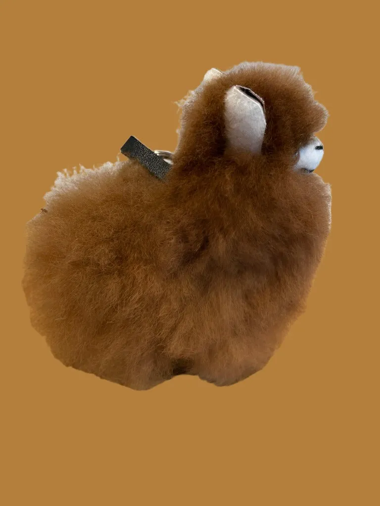 Alpaca keychain