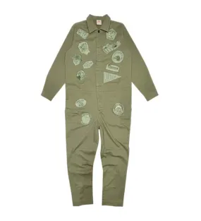 Ambit Patchwork Overalls (Army) /D16