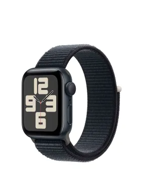 Apple Watch SE GPS 40mm Midnight Aluminium Case with Midnight Sport Loop | Simply Be