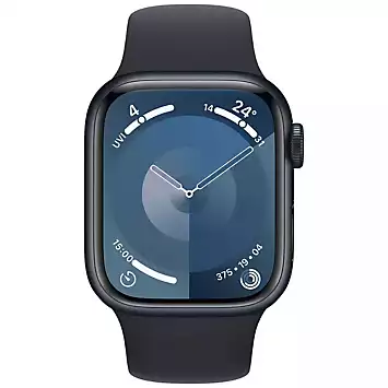 Apple Watch Series 9 GPS 41mm Midnight Aluminium Case with Midnight Sport Band - M/L | Kaleidoscope