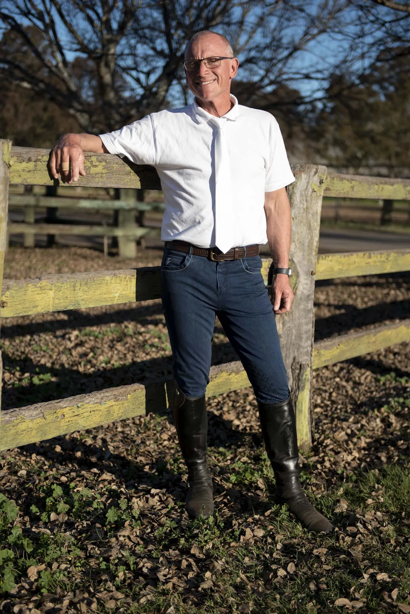 Ashford Men's Denim Riding Breeches