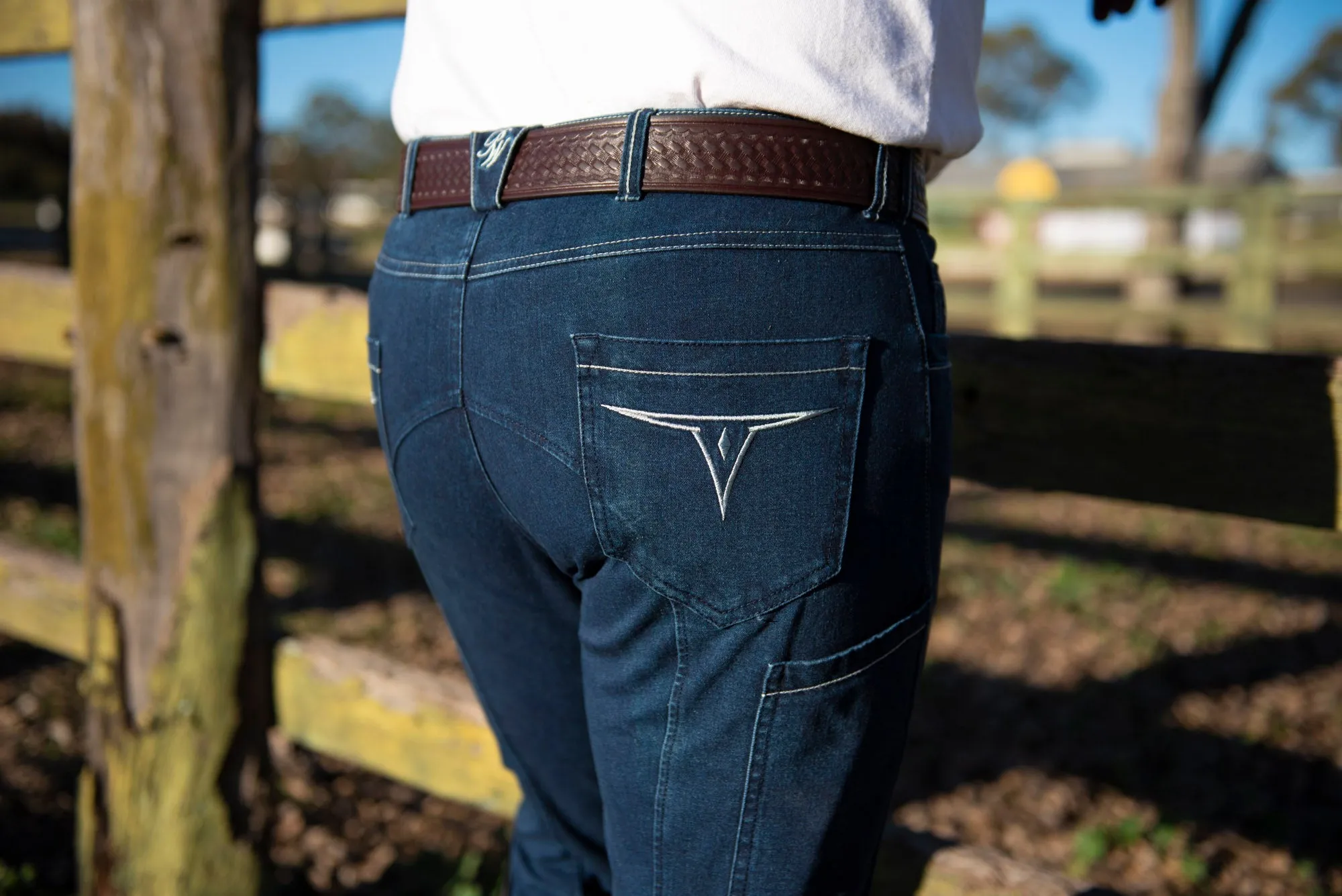 Ashford Men's Denim Riding Breeches