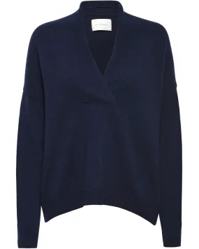 Baltic Navy Siena Wrap Pullover