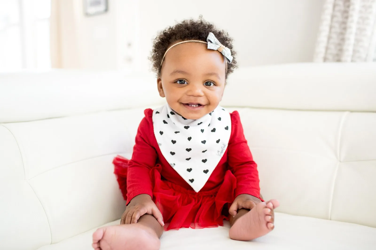 Bandana Bib, Blush