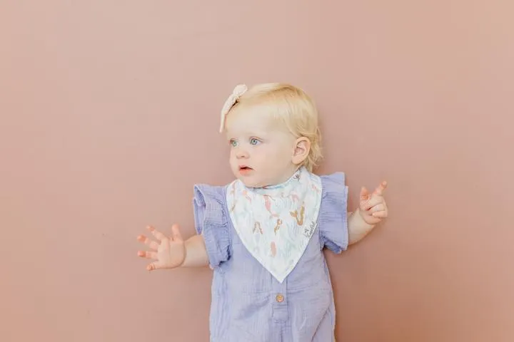 Bandana Bib, Coral