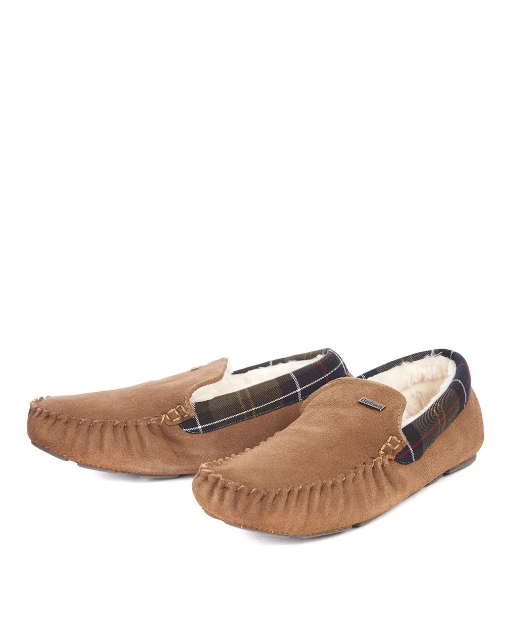 Barbour Mens 'Monty' Suede Moccasin Slipper