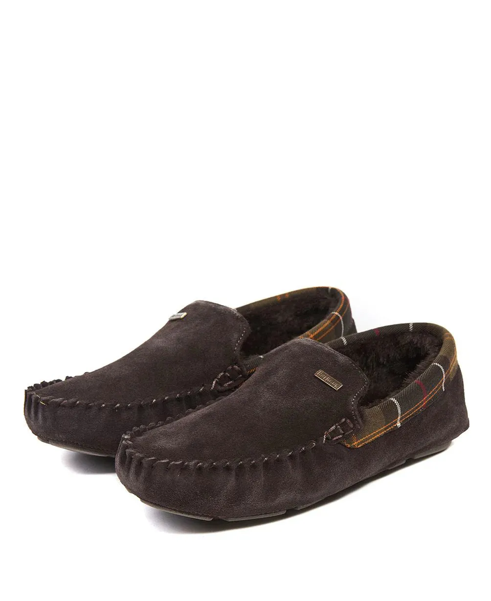 Barbour Mens 'Monty' Suede Moccasin Slipper