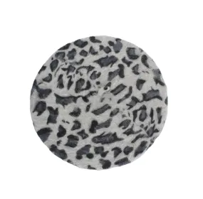 Beret Queen Leopard (Gray)