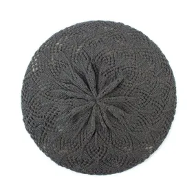 Beret Queen Nebraska (Dark Grey)