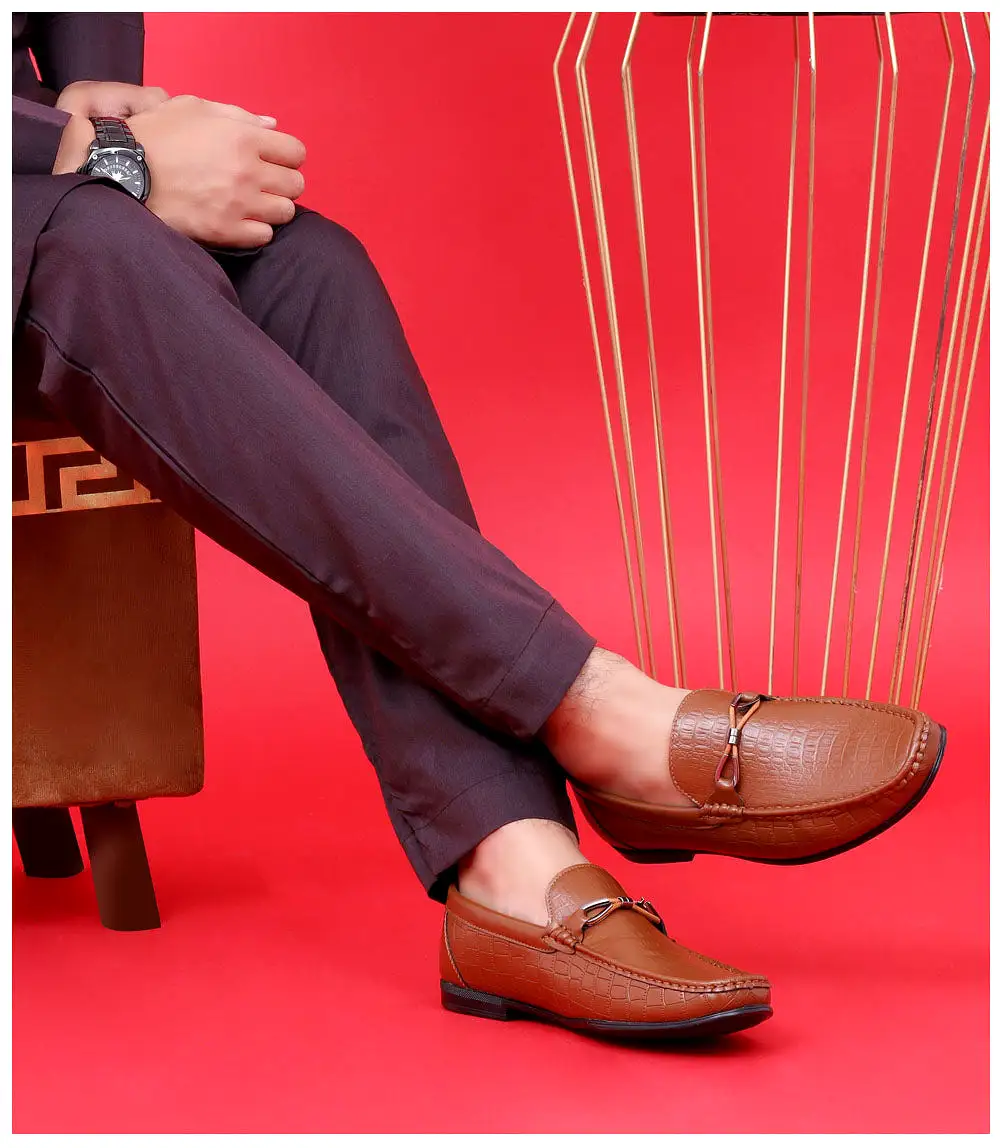 BM4252-TAN-Men Loafers