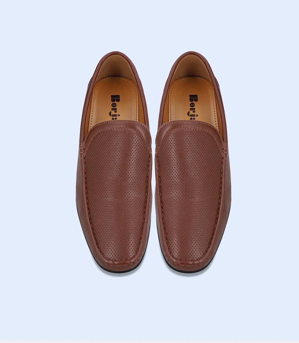 BM4253-BROWN-Men Loafers