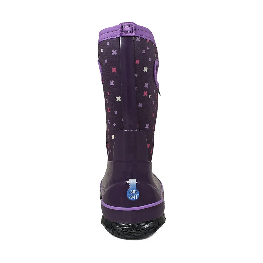 Bogs - Kids Classic Plus in Eggplant Multi