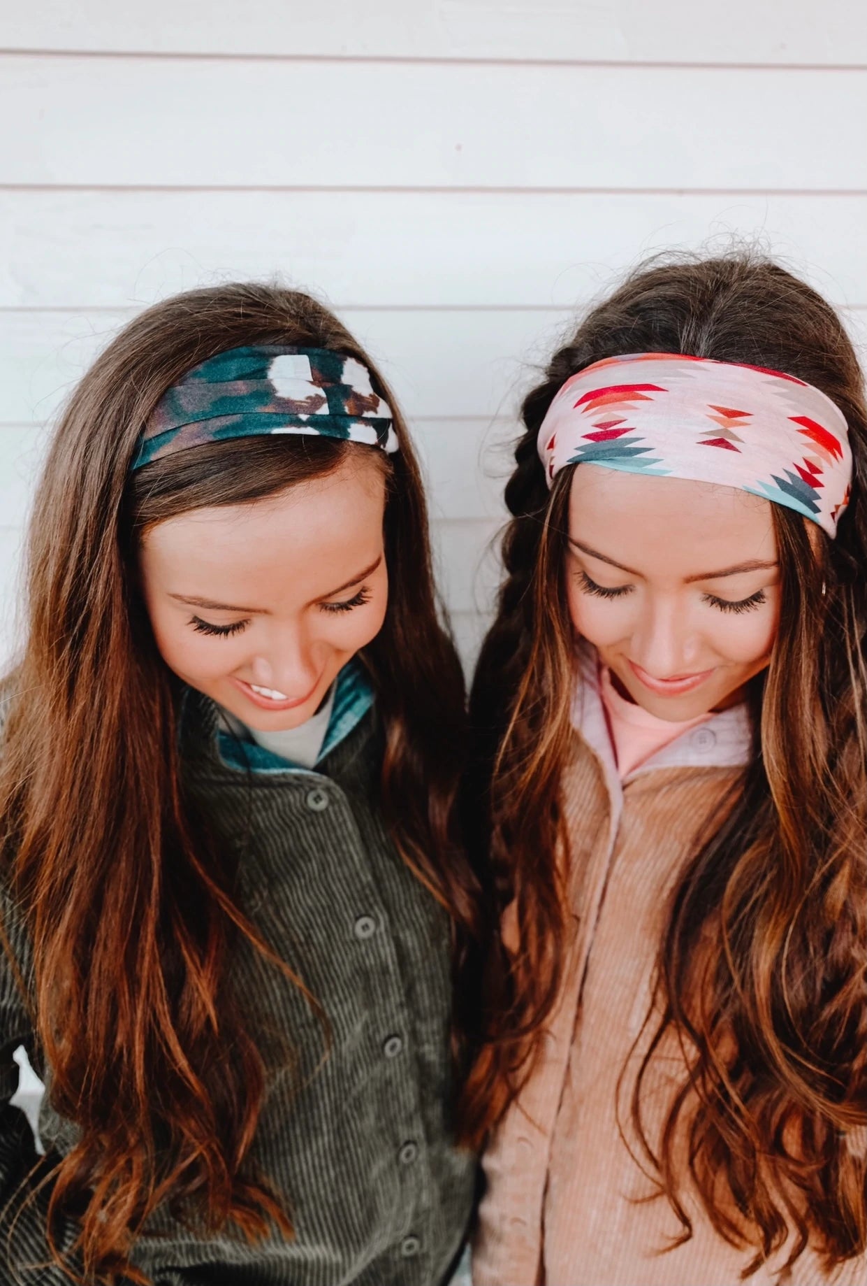 Brown Cowhide Stretchy Headwrap