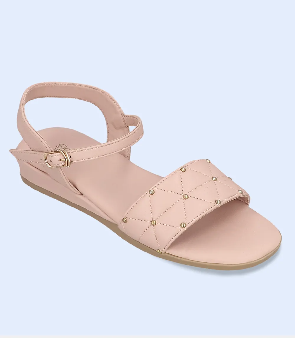 BW7534-TEA-PINK-Women Comfort Sandal