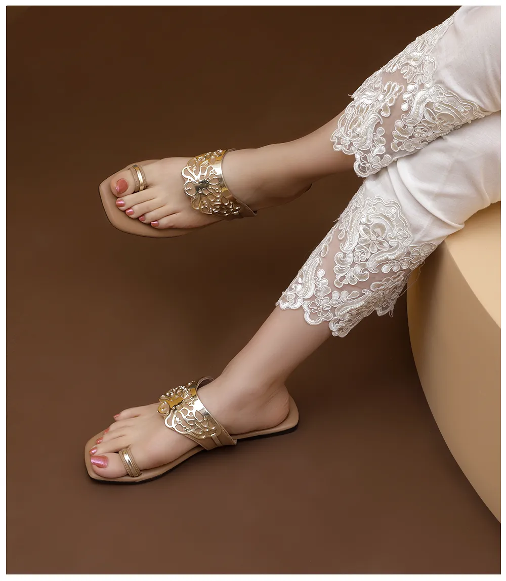 BW8044-KHAKI-Women Casual Chappal