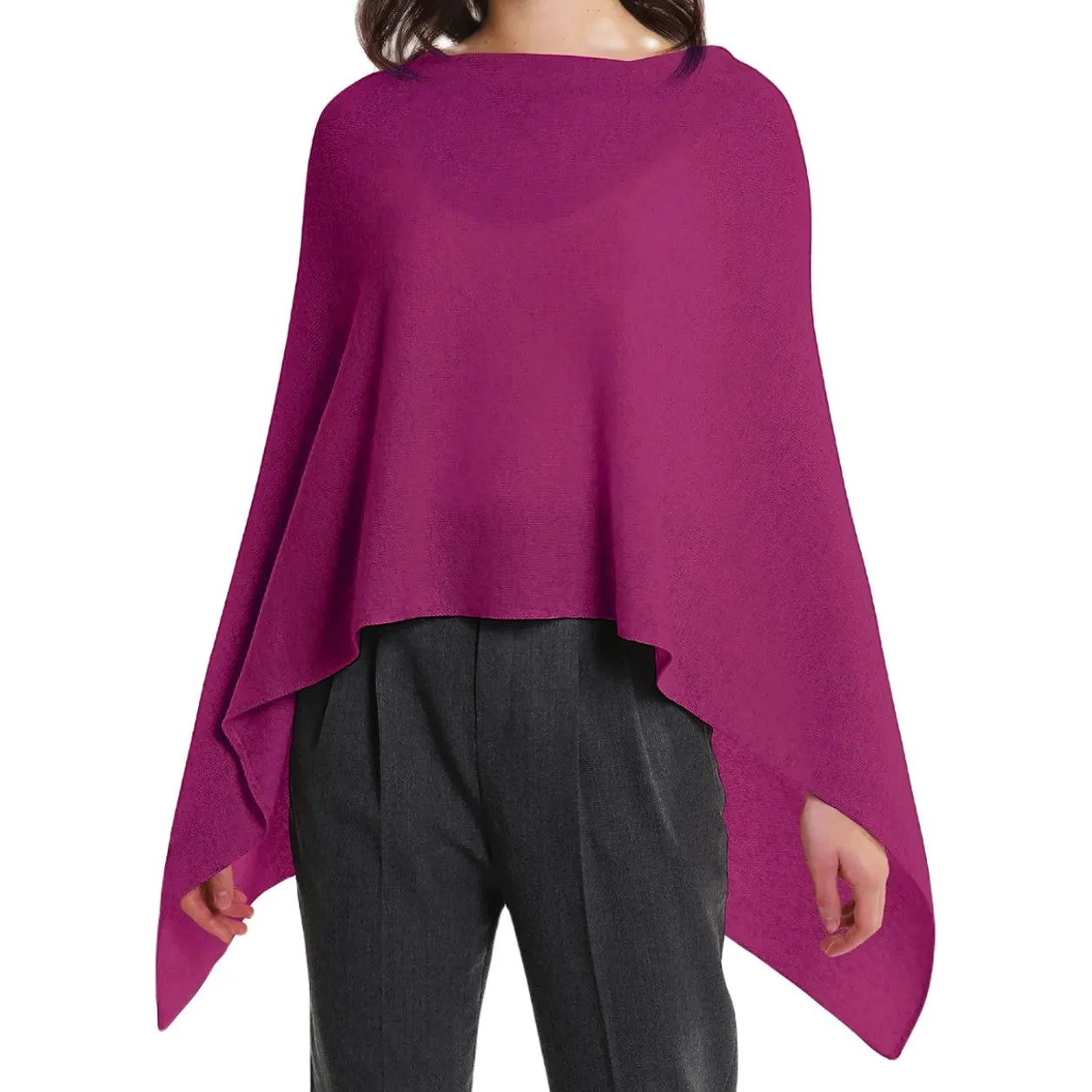 Cashmere Poncho and Dress Topper [8 Colors]