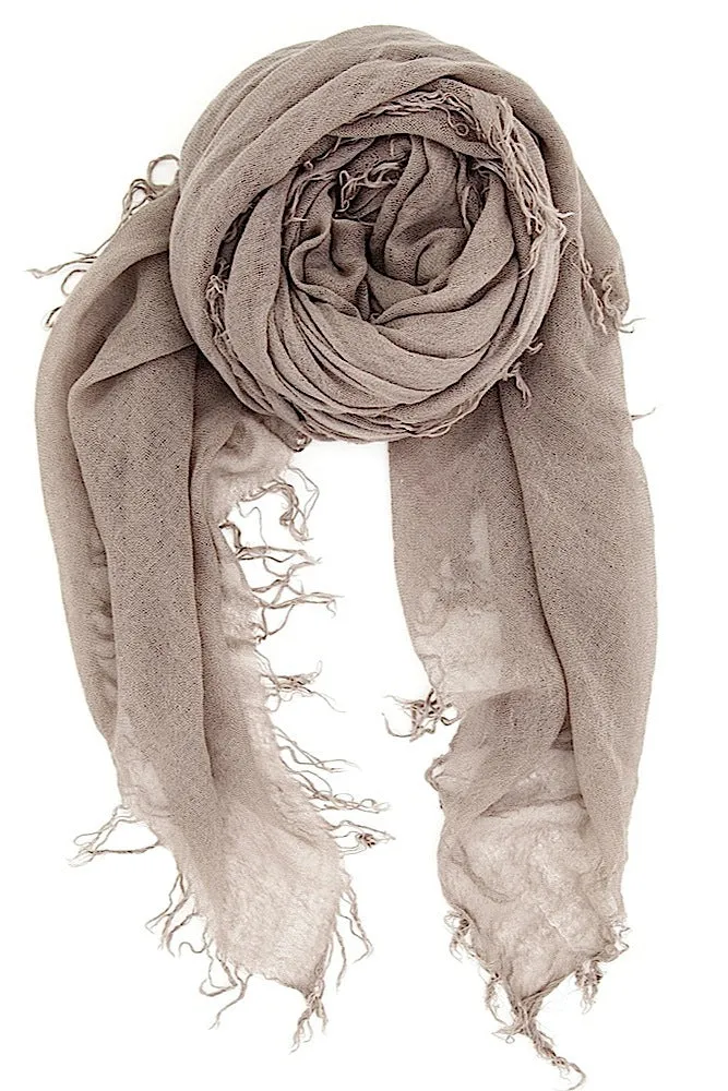 Chan Luu Scarf Soft Cashmere Silk Wrap Cinder & Duster Bag