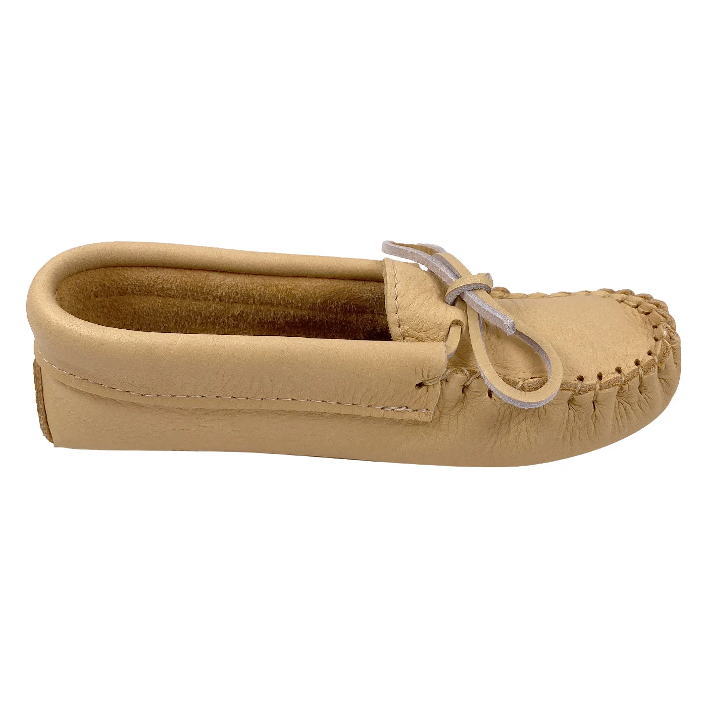 Children's Moose Hide Leather Moccasins