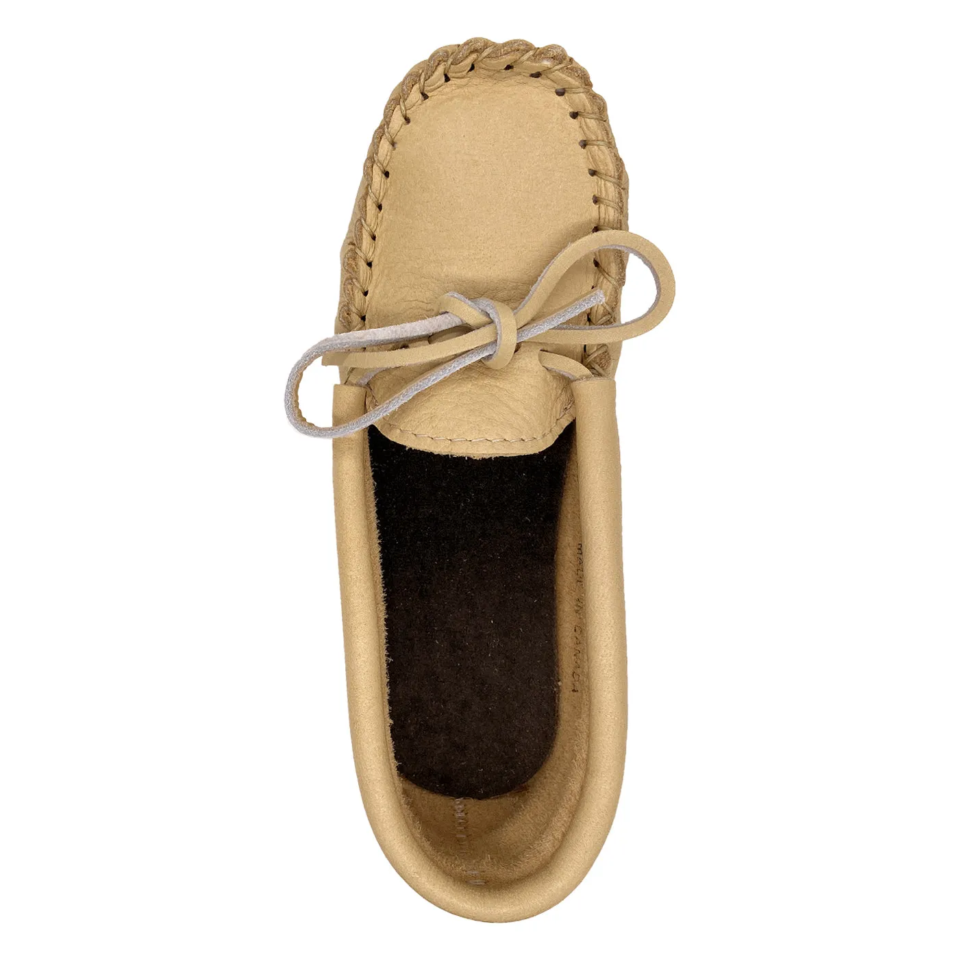 Children's Moose Hide Leather Moccasins