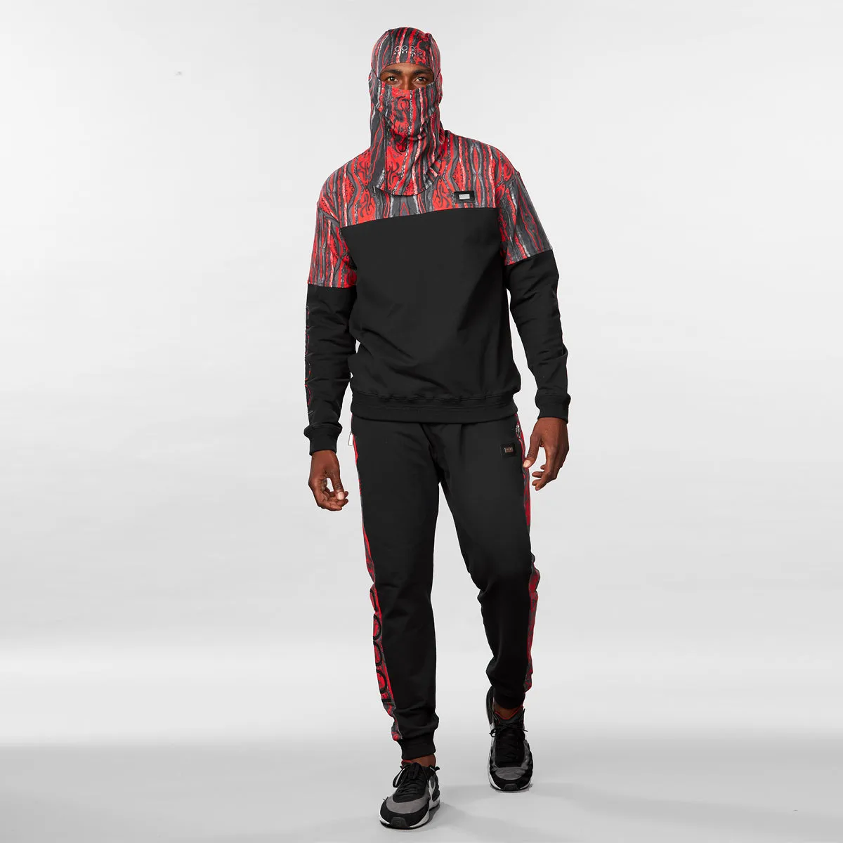 COOGI Classic Red-Black Fleece Jogger