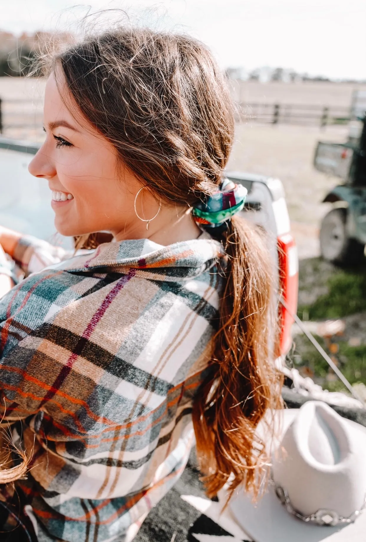 Cowboy Collage Stretchy Headwrap