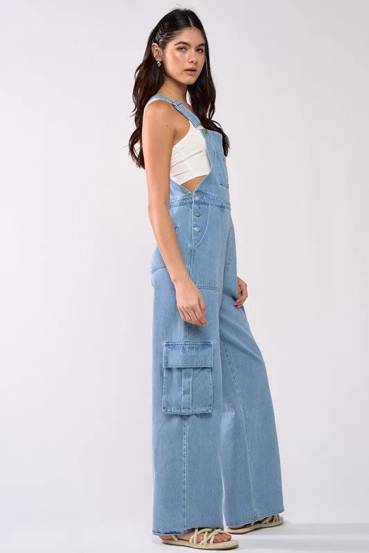 Denim Pocket Overall