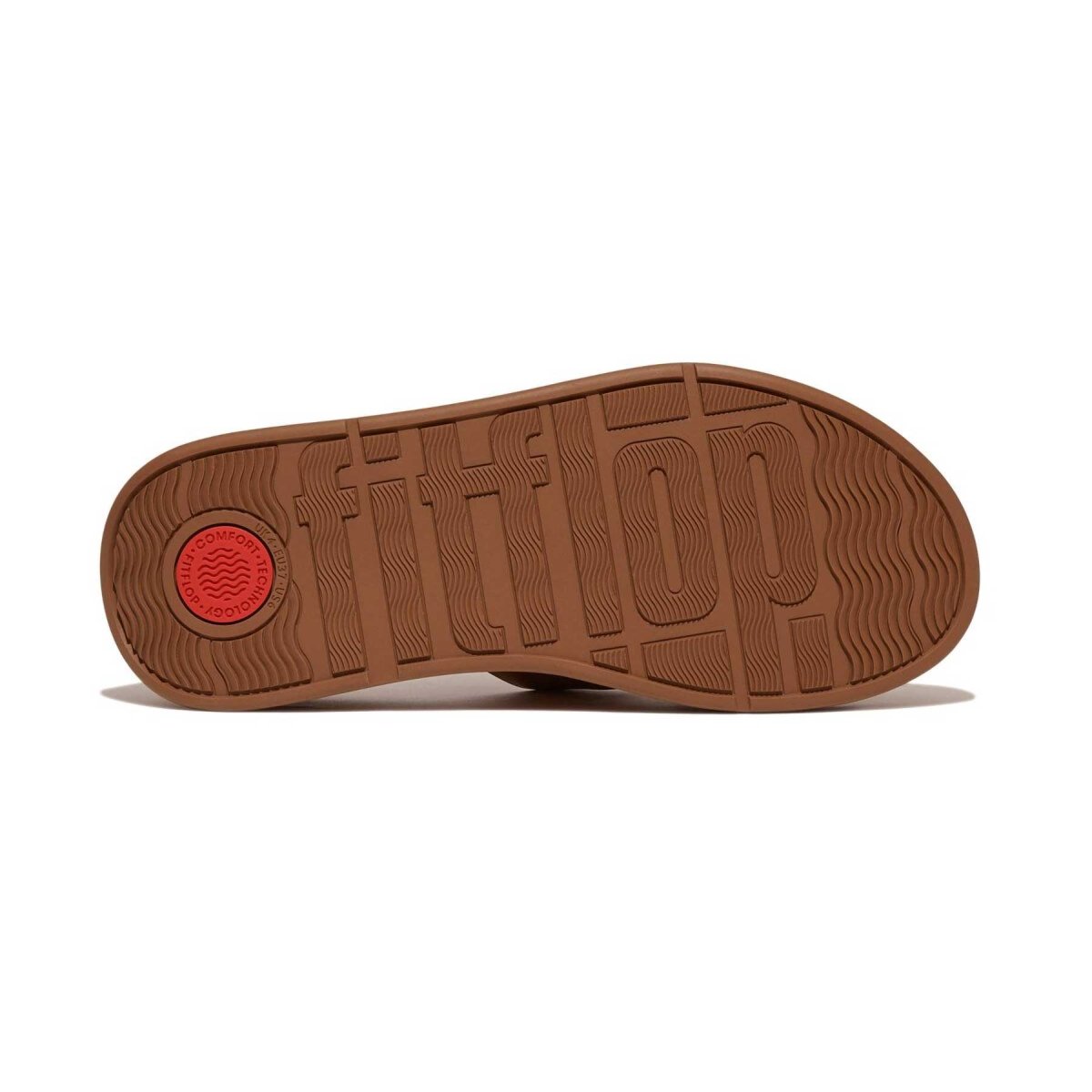 FitFlop Women's F-Mode H Bar Slide Tan Leather