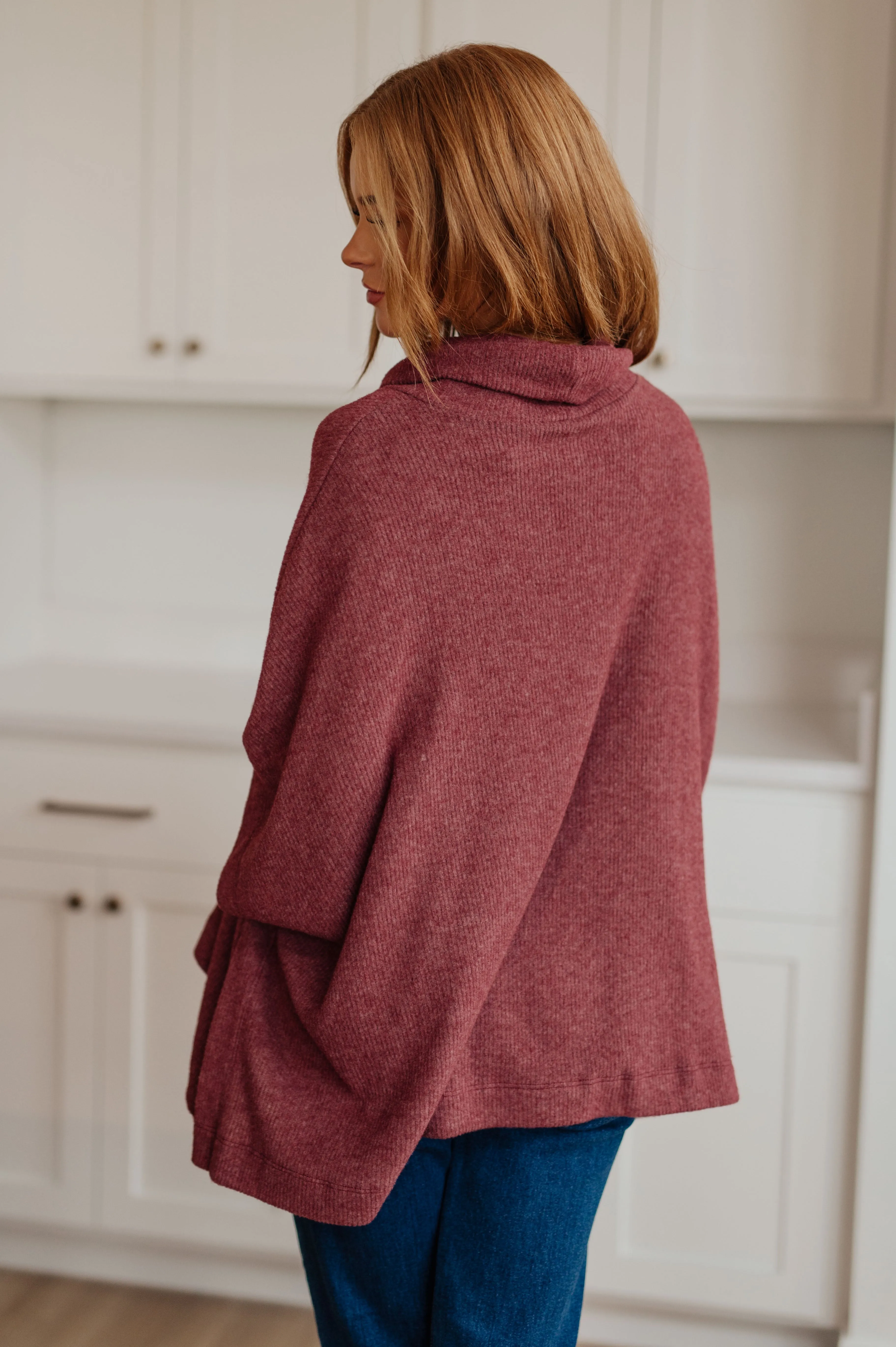 Florance Cowl Neck Poncho