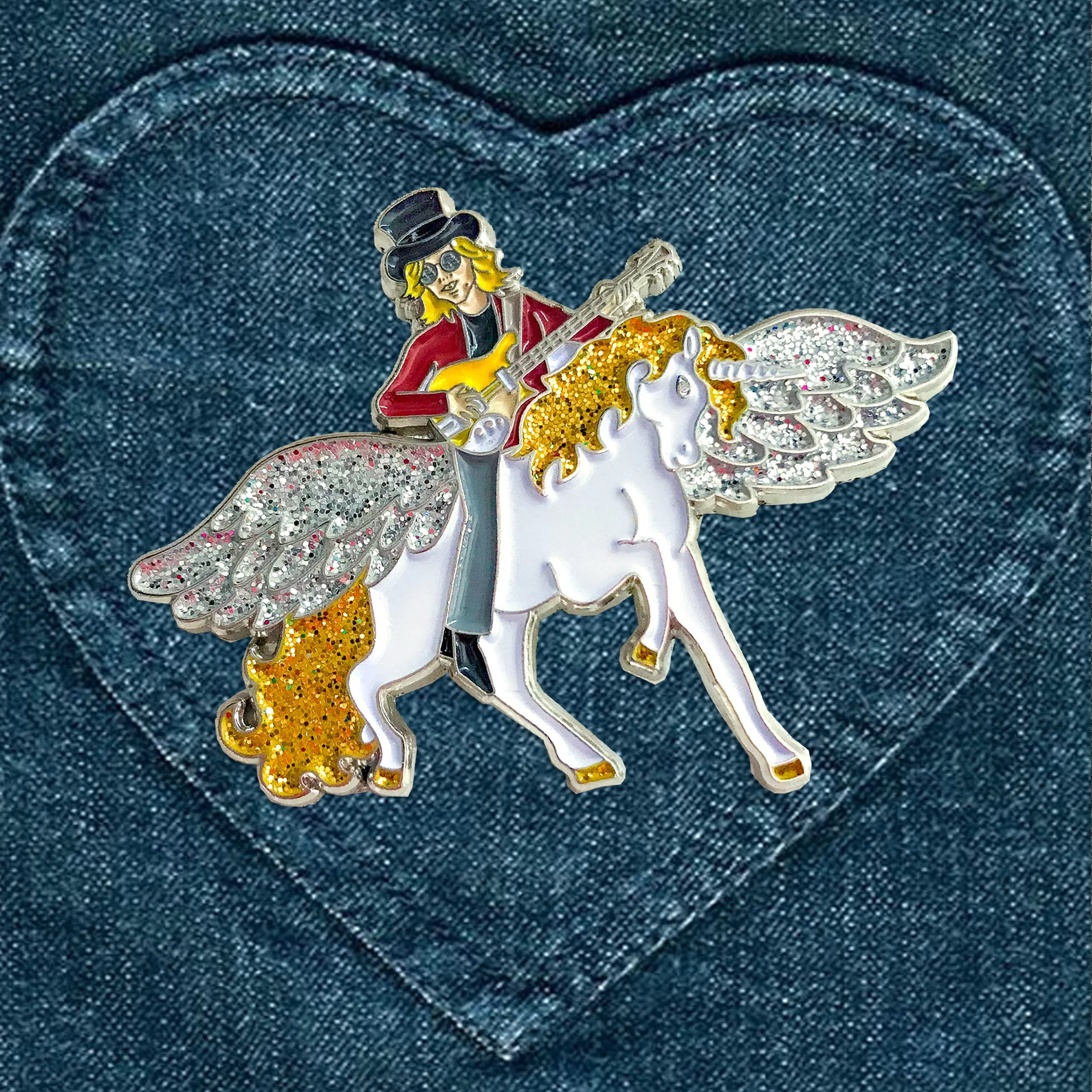 Free Fallin' Tribute Pin