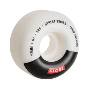 Globe G1 Street Wheel 52mm White/Black/Bar