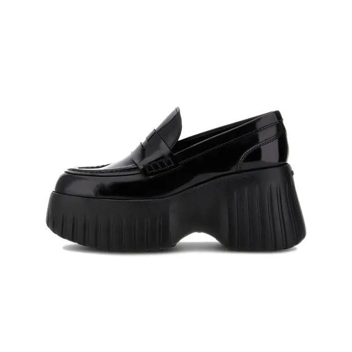 H-STRIPES LOAFERS Woman Black