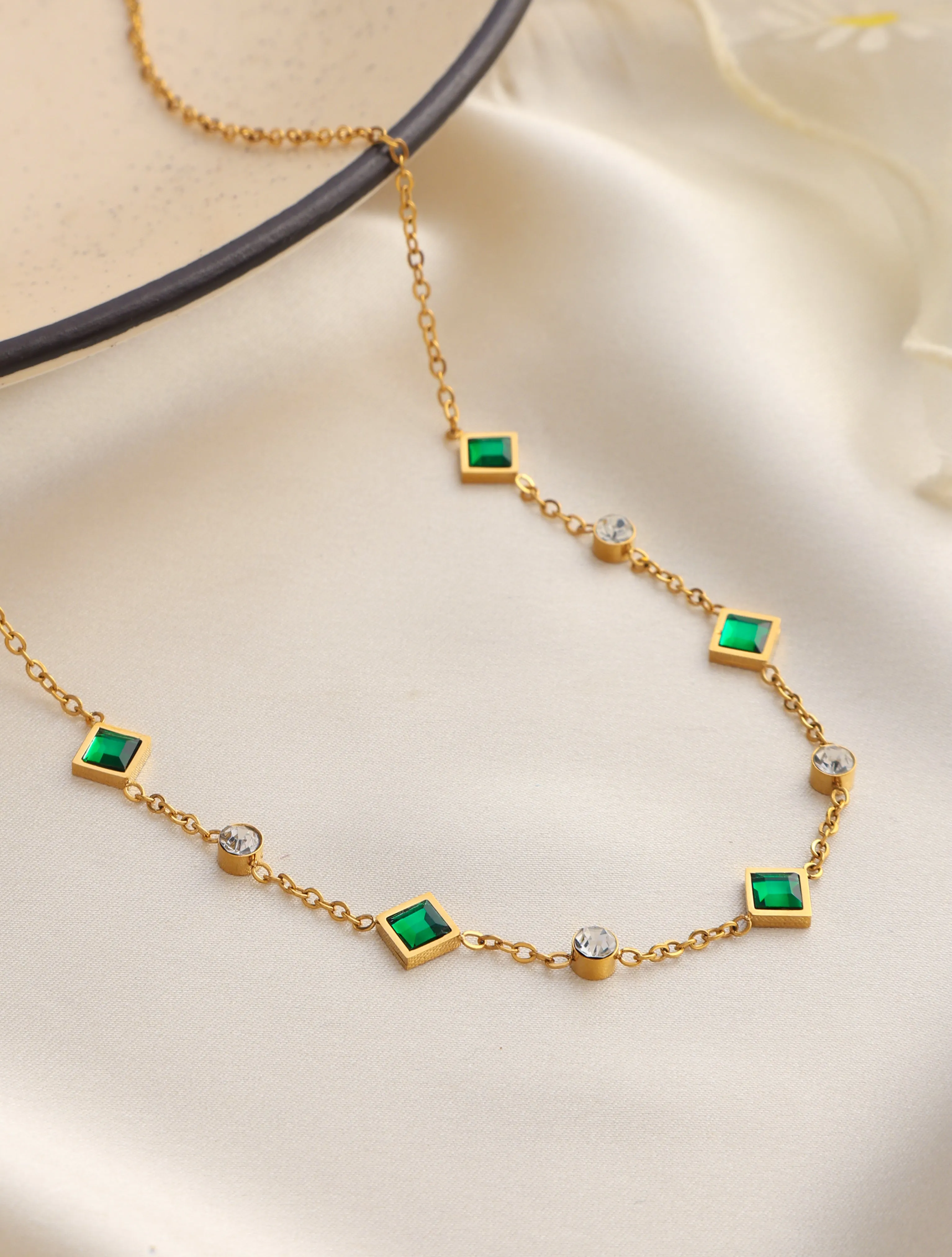 Harmony Emerald Necklace