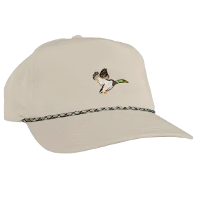 Hat: Tan Mallard Rope