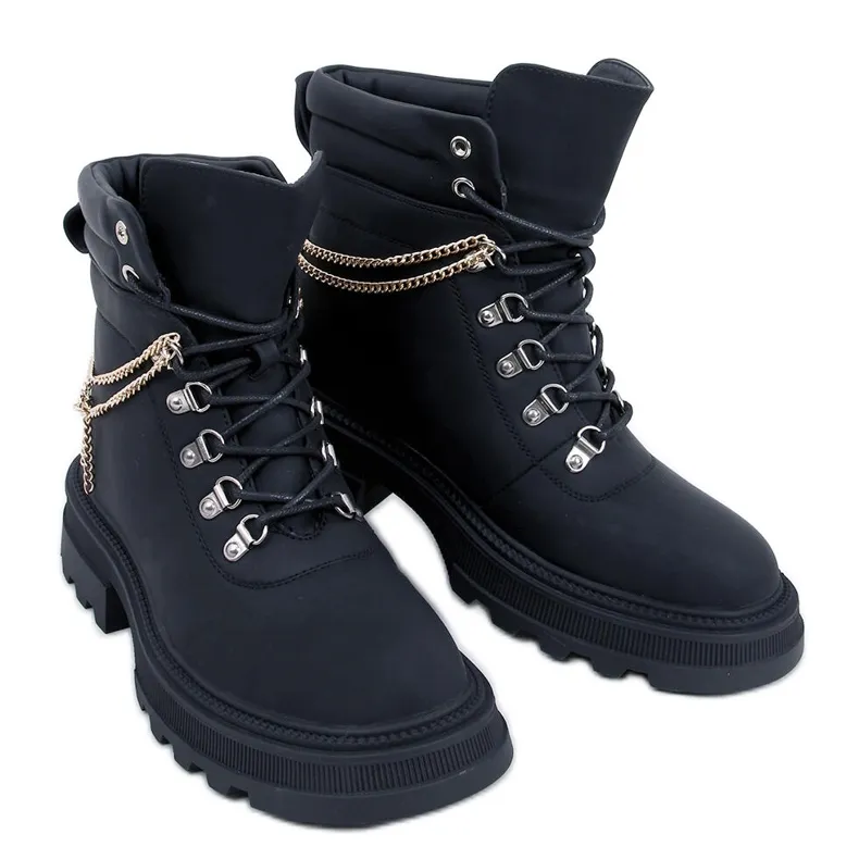 Hudson Black Trapper Boots