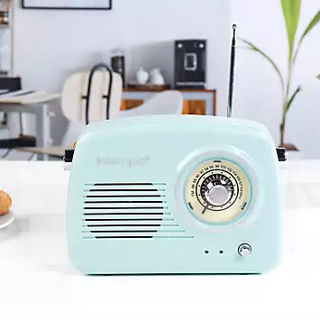 Intempo 3 in 1 Bluetooth Speaker with Fm Radio - Duck Egg Blue | Kaleidoscope