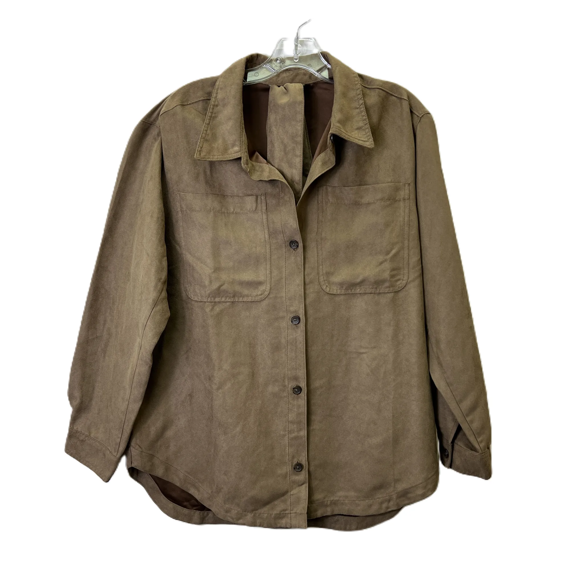 Jacket Shirt By Banana Republic  Size: L