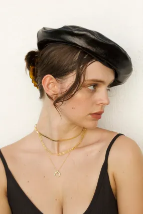 Jaz Patent Leather Beret