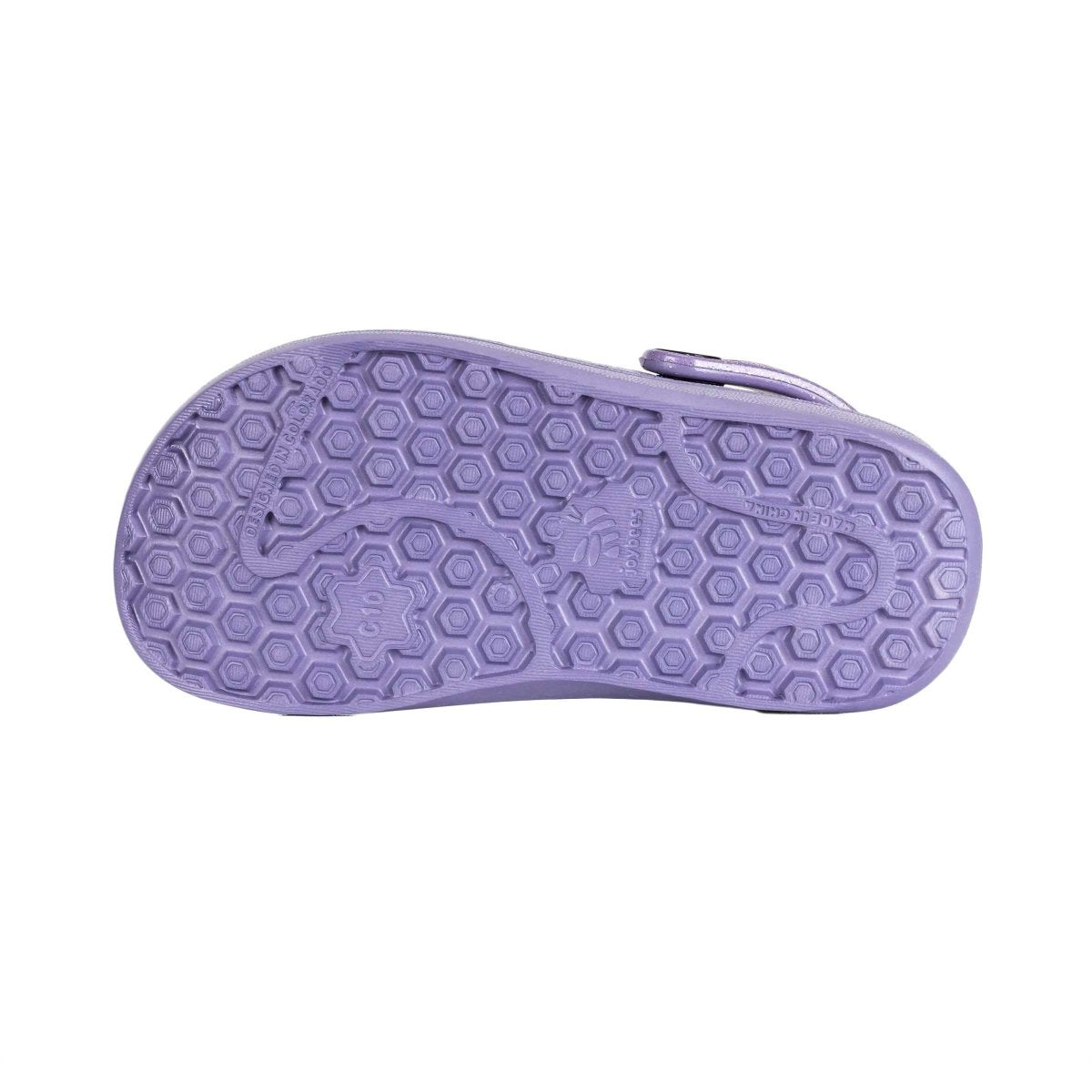 Joybees GS (Grade School) Varsity Clog Glitter Purple