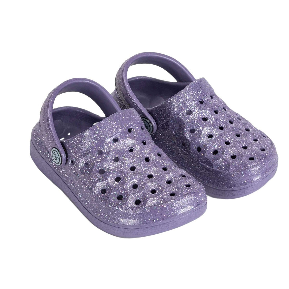 Joybees PS (Preschool) Varsity Clog Glitter Purple