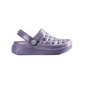 Joybees PS (Preschool) Varsity Clog Glitter Purple