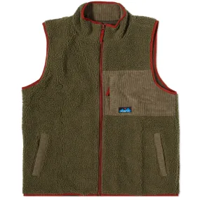 KAVU Cooper Sherpa VestMoss