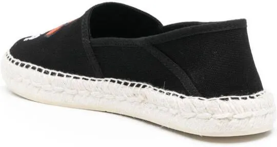 Kenzo Boke-flower slip-on espadrilles Black