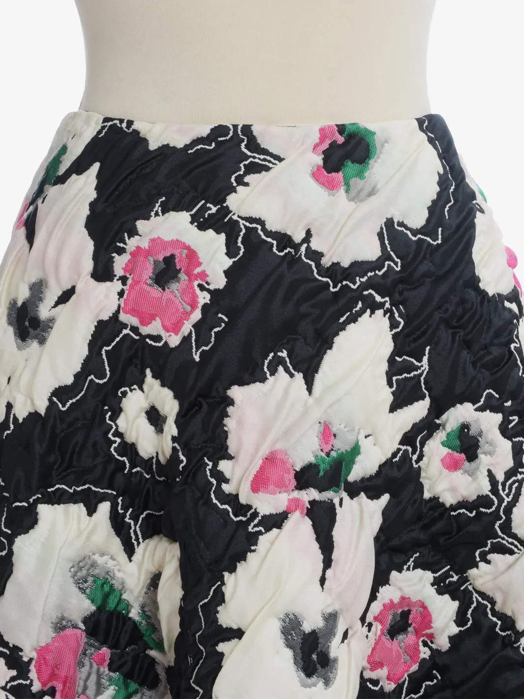 Marni Patterned Midi Quilted Skirt