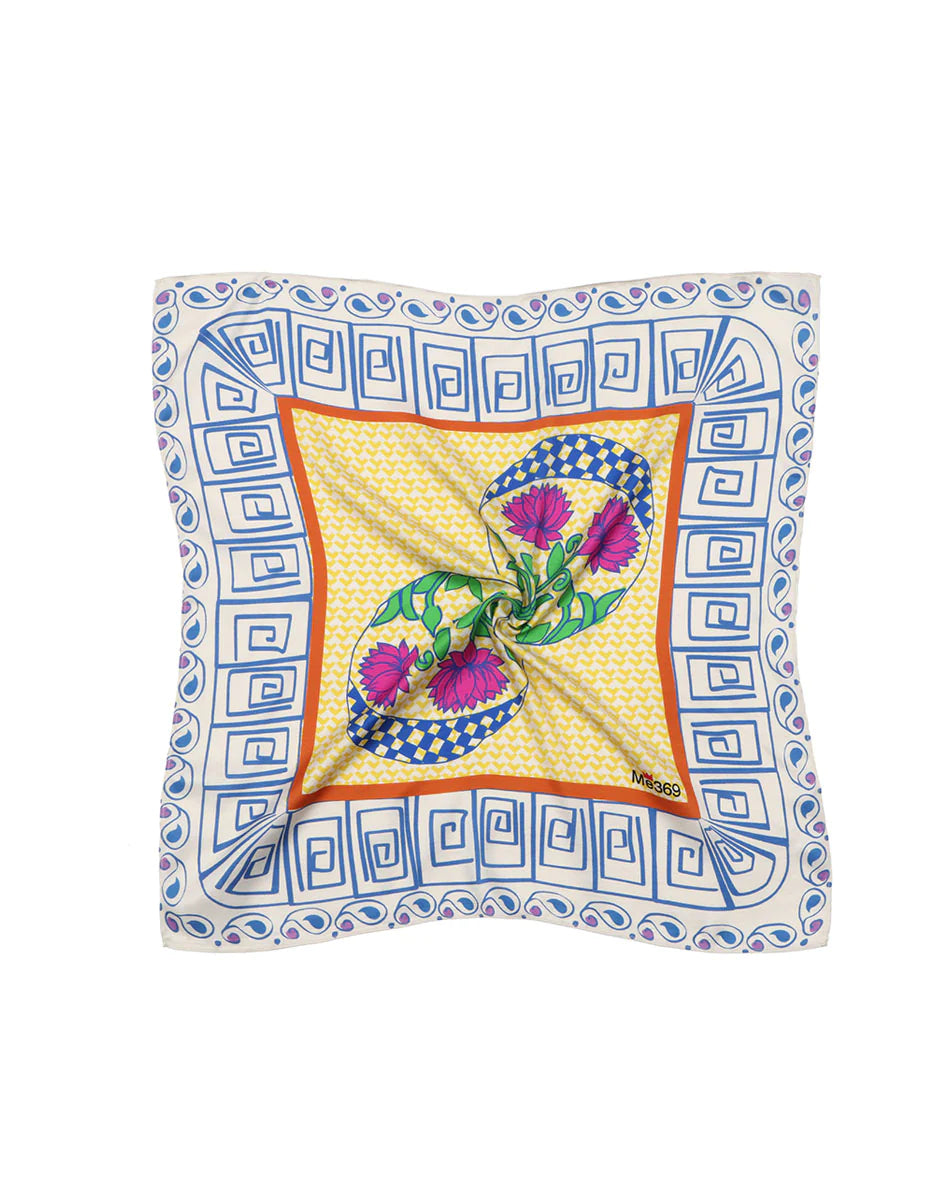 ME369 - Hazel Printed Scarf - Rangoli